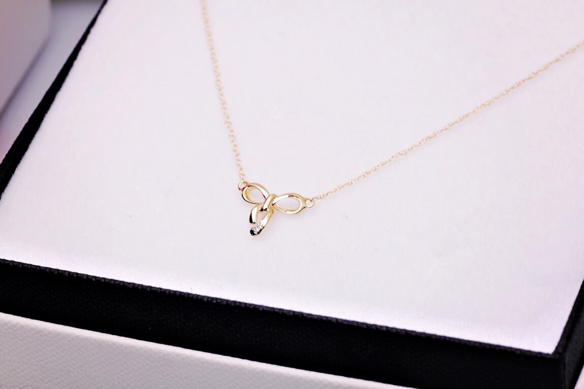 Emaga Złoty naszyjnik NZD4203 - Diament